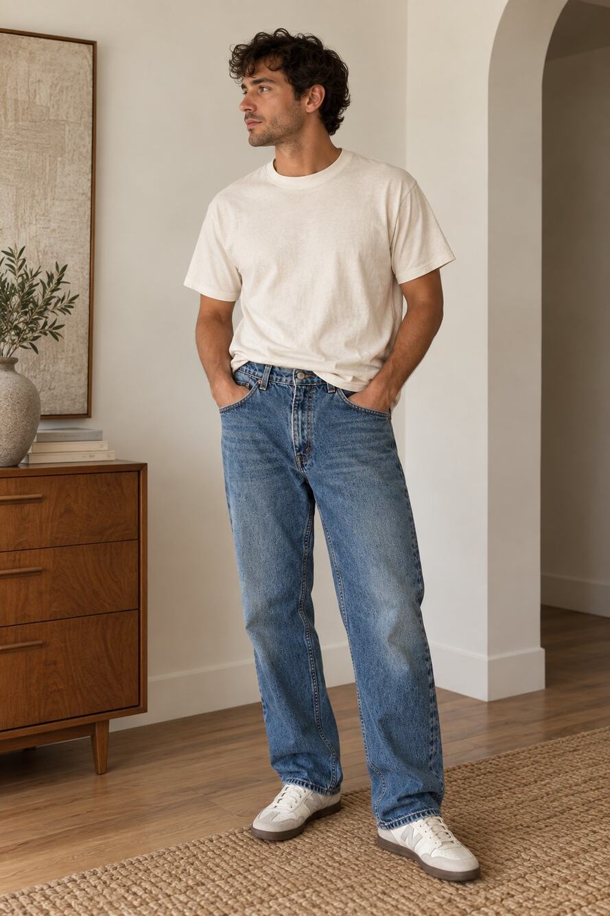 Levi’s 550 Relaxed Fit Jeans W34 L32 Vintage Medium Wash Denim ✨